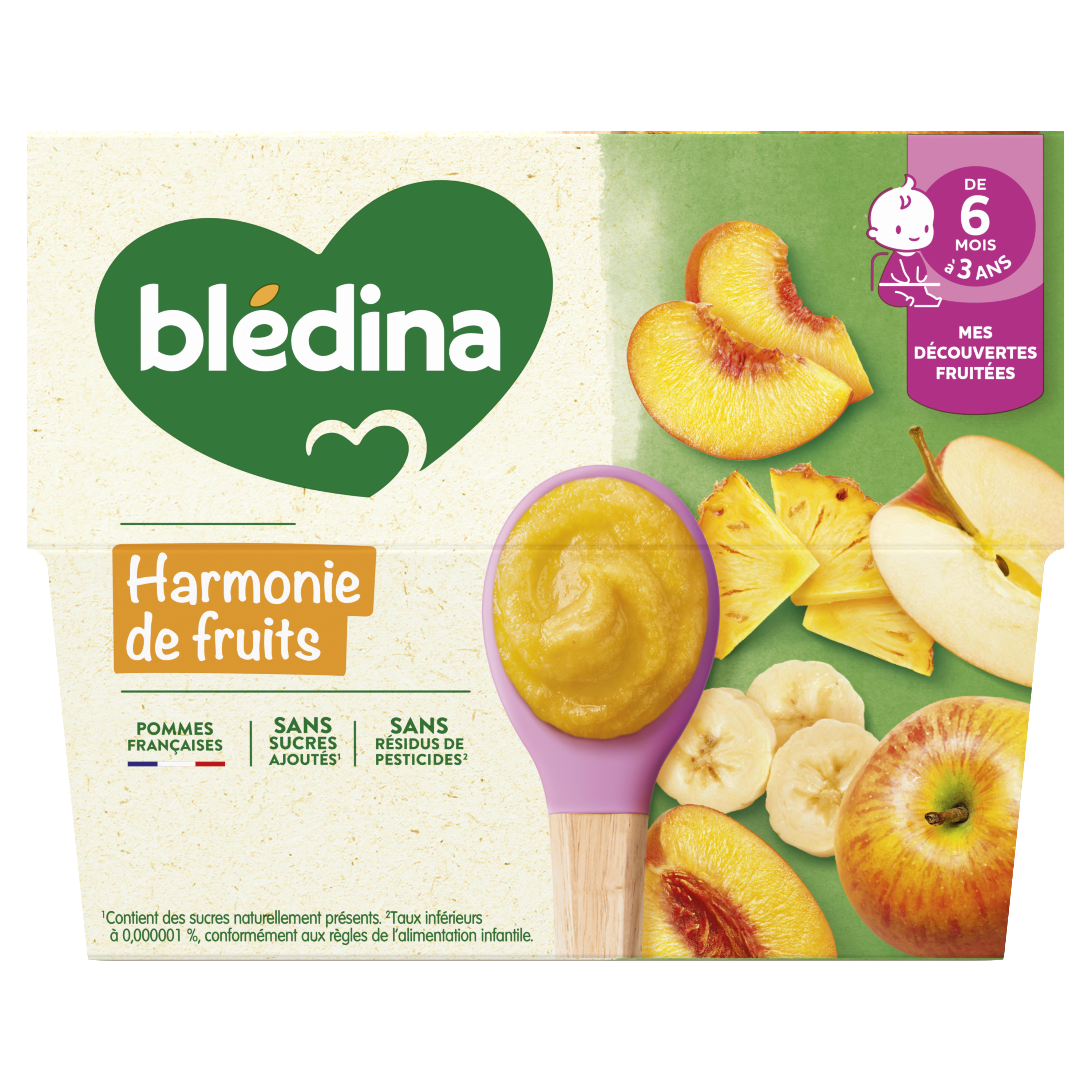 Coupelles Fruits Harmonie de fruits - Lot x3