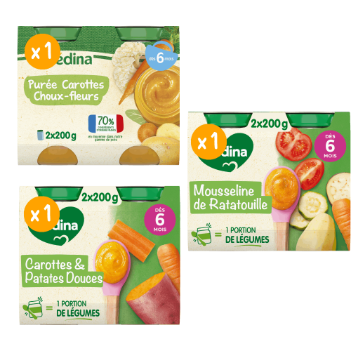 Petits pots Blédina - Lot Multi-variétés Légumes dès 6 mois x 3