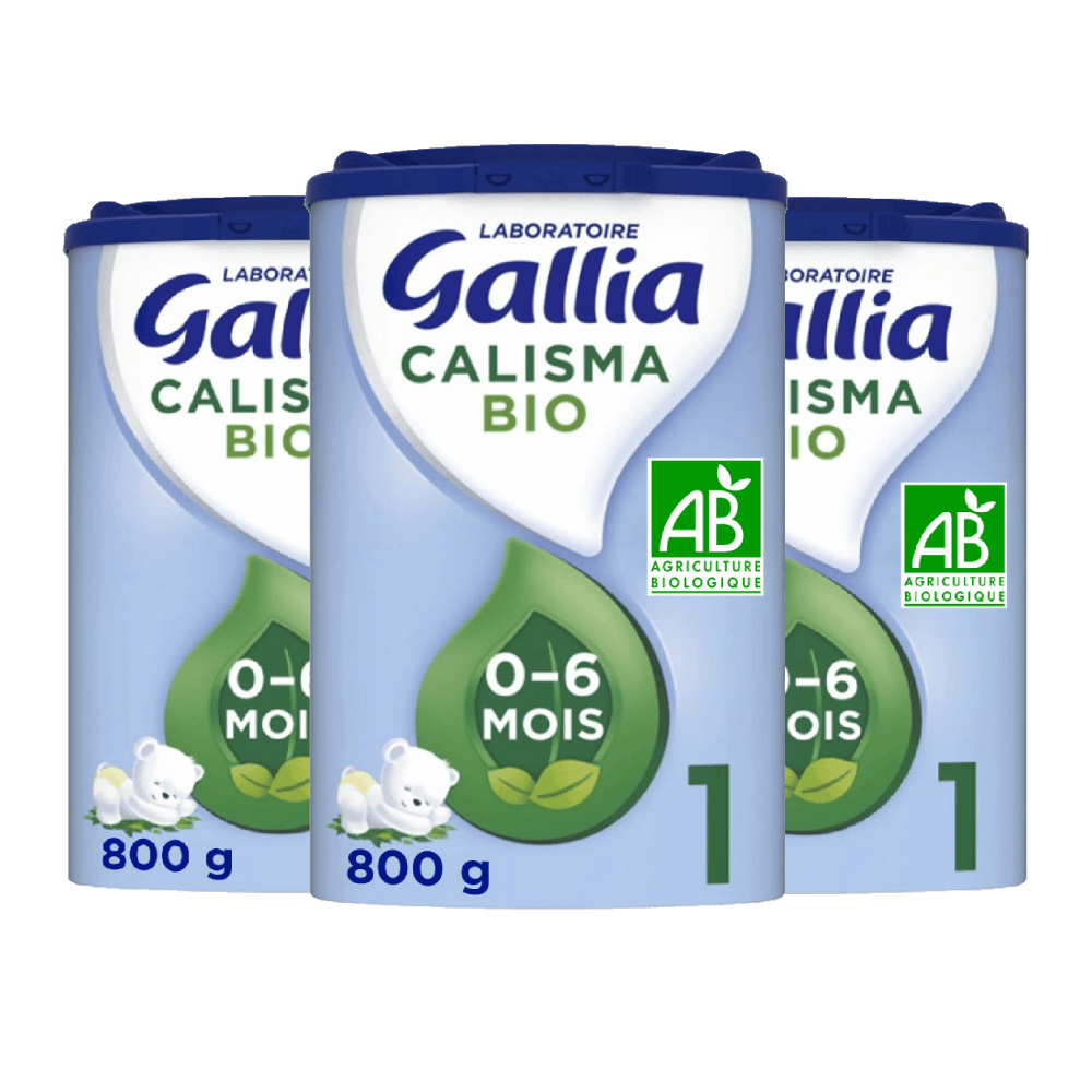 Calisma Bio 1er âge - 800g - Lait infantile - Lot x3