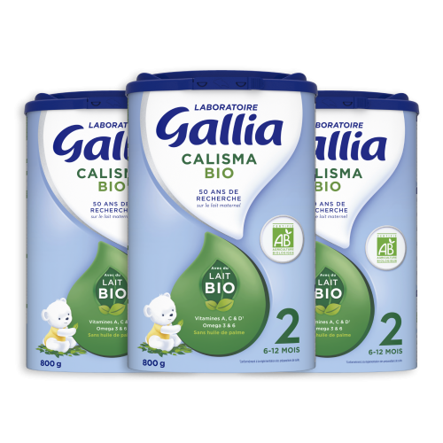 Calisma Bio 2ème âge - 800g - Lait infantile - Lot x3